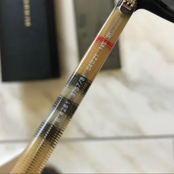 🔥NEW POLARIZED BURBERRY FLAT TOP SUNGLASSES - Picture 13 of 14